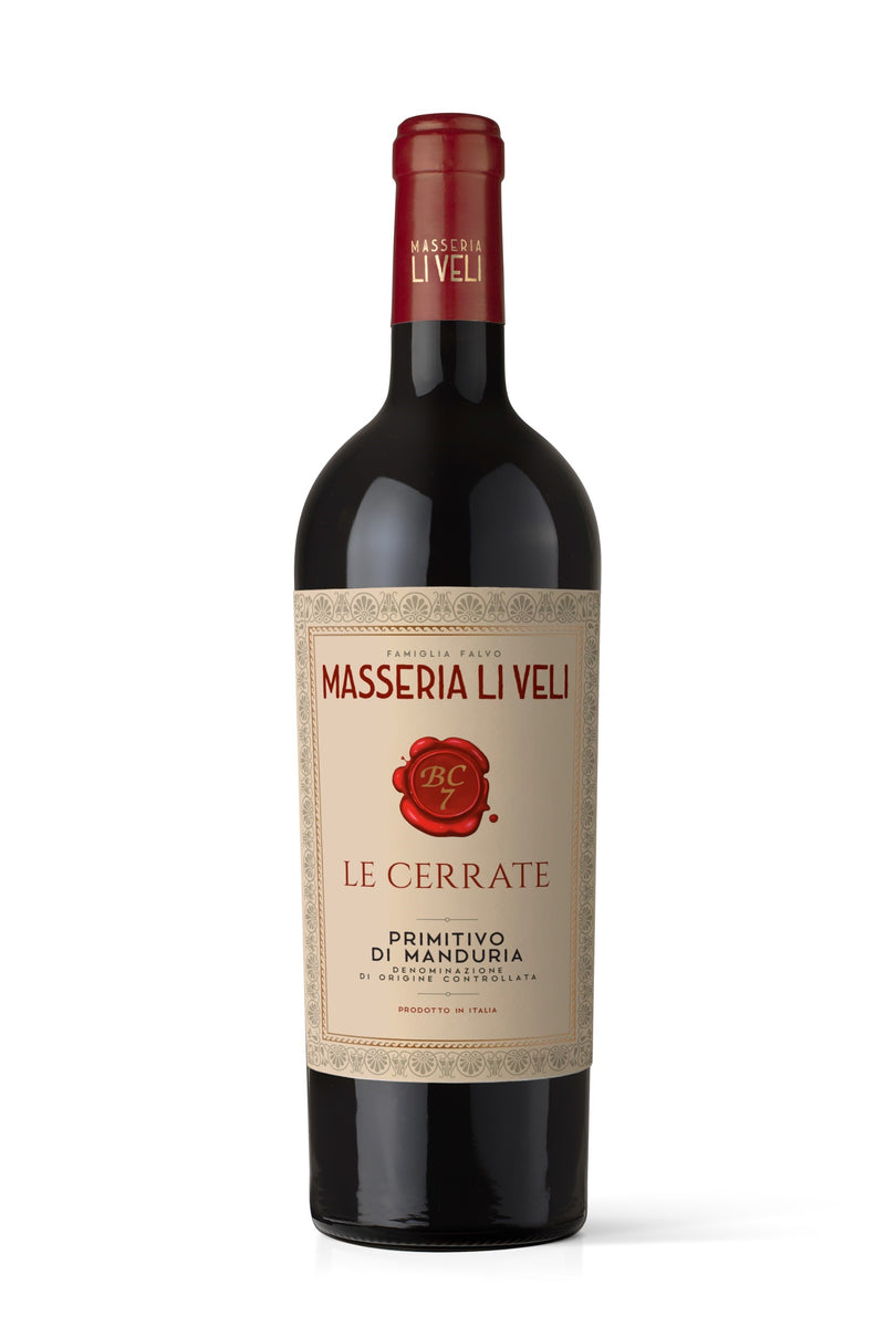 Le Cerrate Primitivo 2022 Rotwein / Masseria Li Veli / Apulien